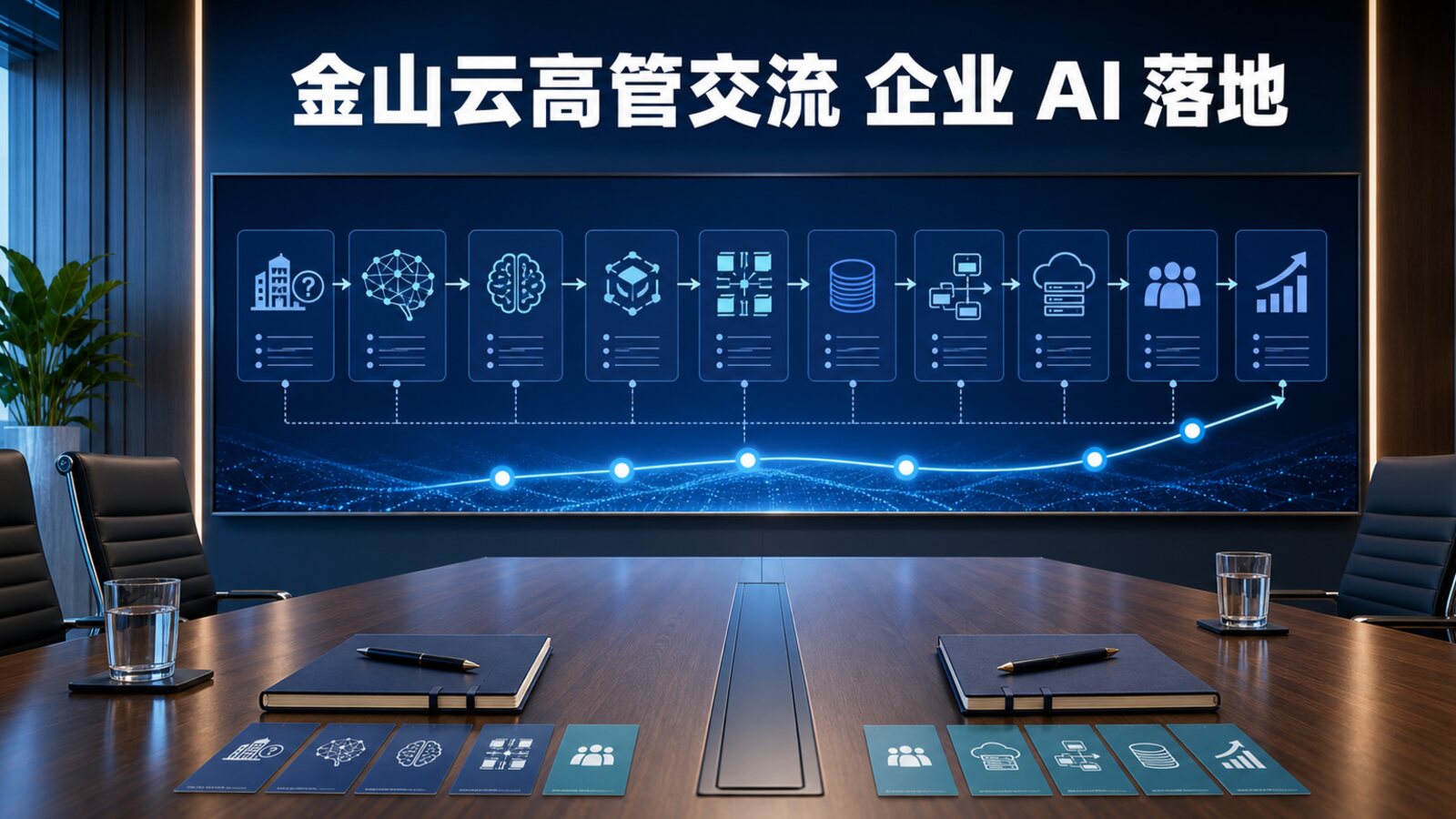 C哥受邀与金山云高管一行交流企业 AI 落地经验