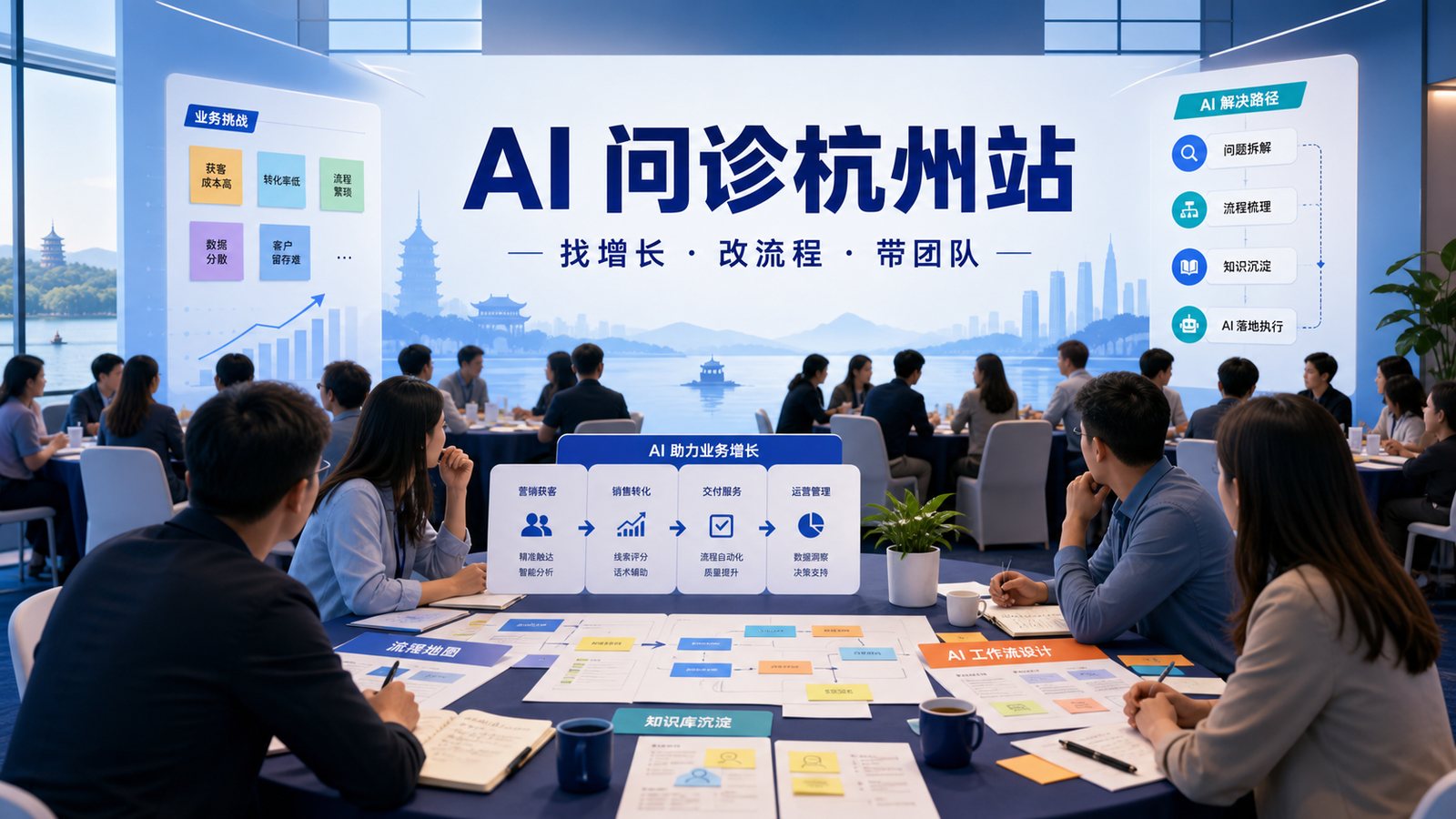 AI问诊杭州站成功举办，16位参与者期待长期培训